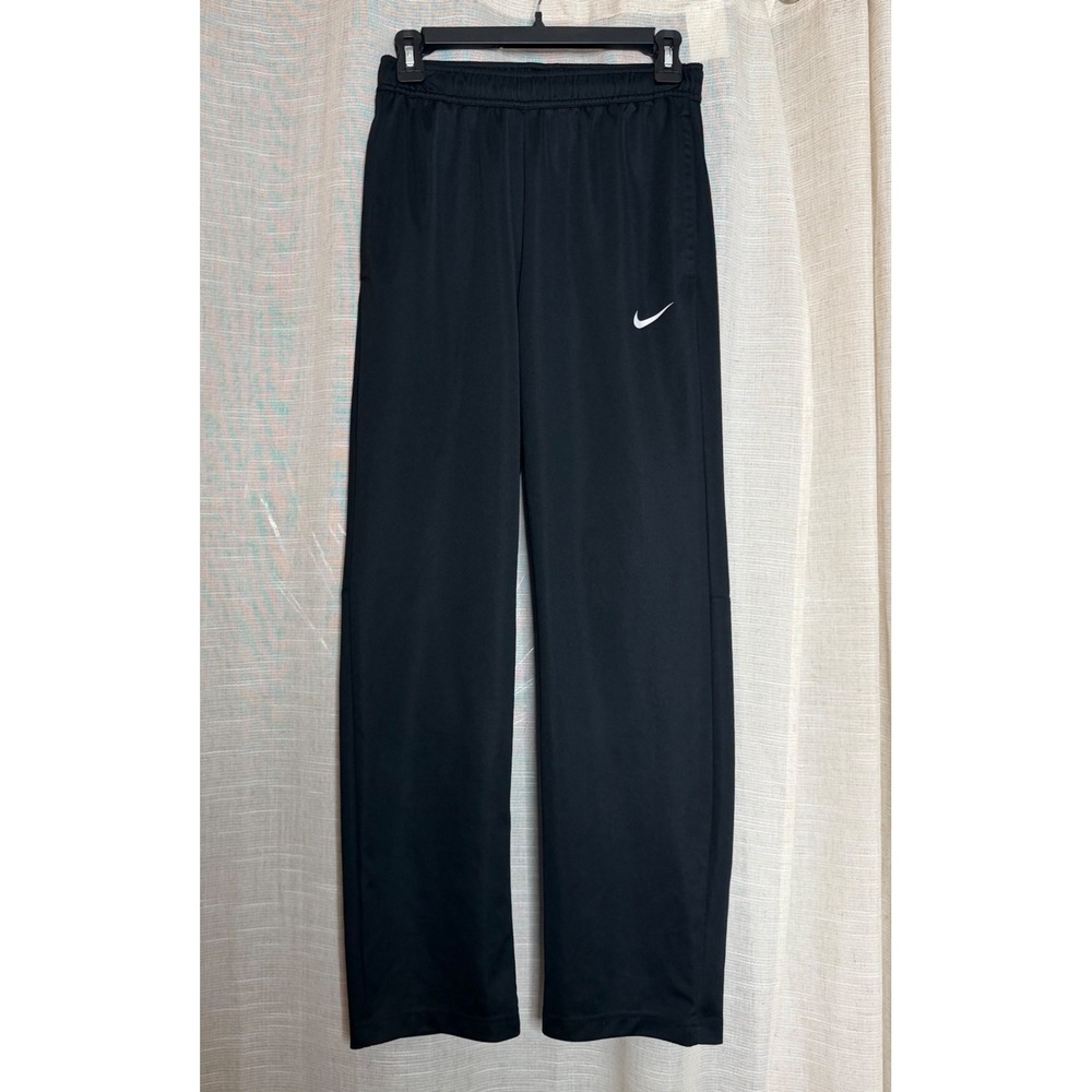 Nike Epic Knit Pants Straight Leg Black Pockets Dri Fit Men's Small CN9470-010